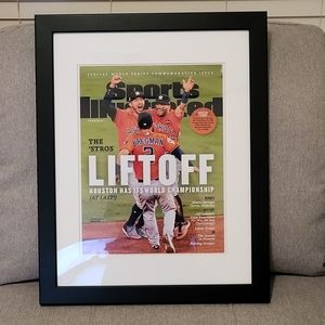 Houston Astros 2017 WS CHAMPS Sports Illustrated cover framed print